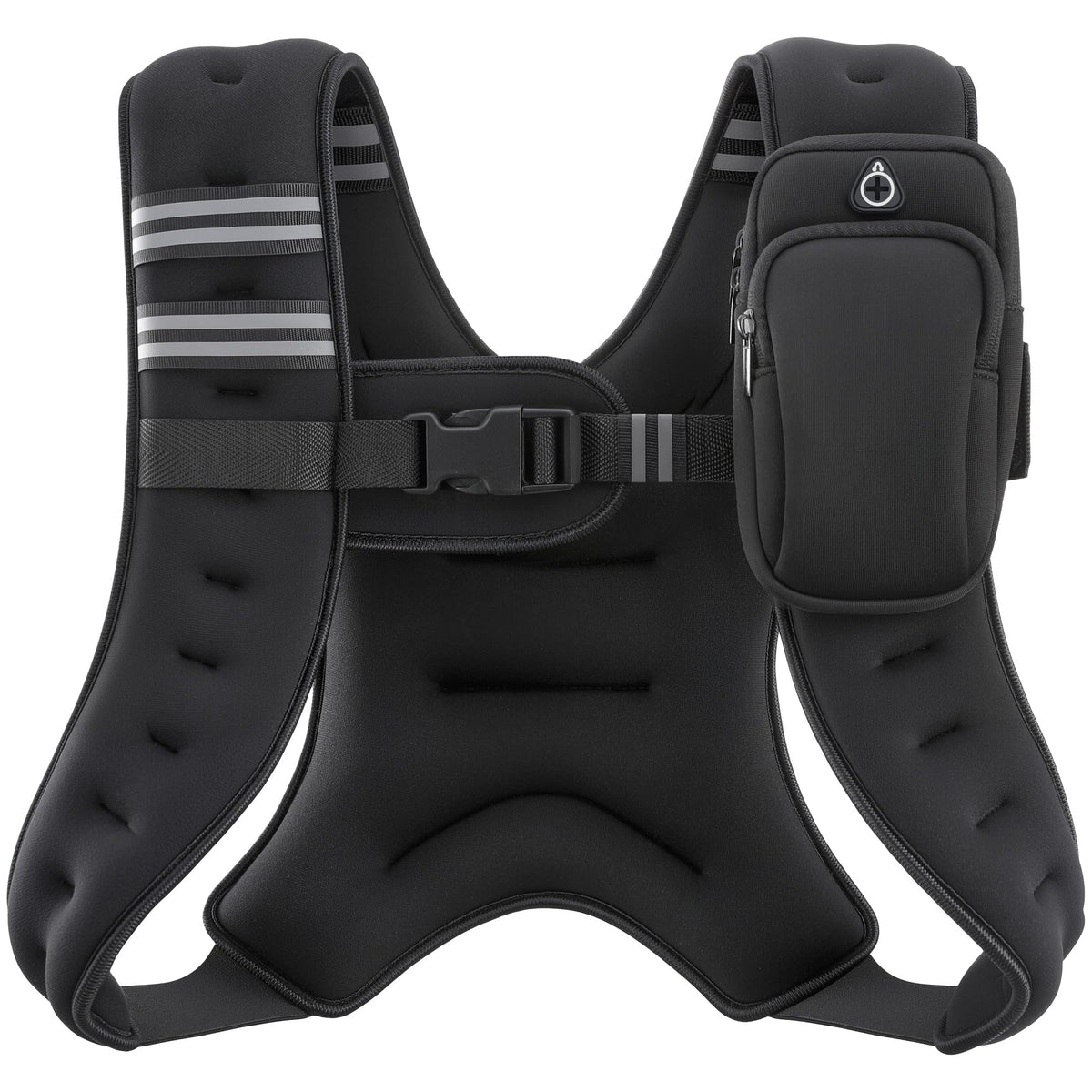 ZELUS vest front view showing snug fit and comfortable design
