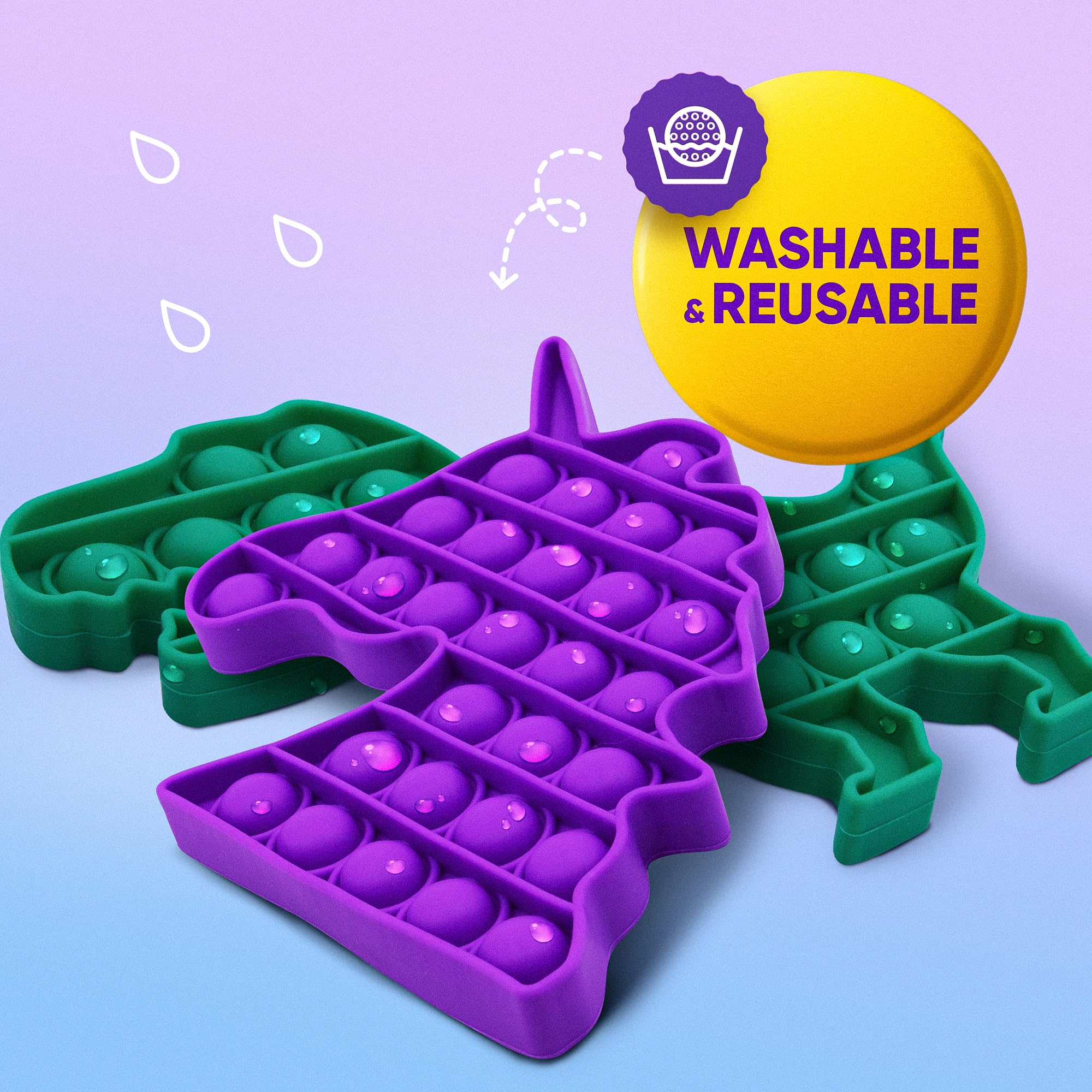 zen laboratory goodie bags and party table filled with assorted fidgets