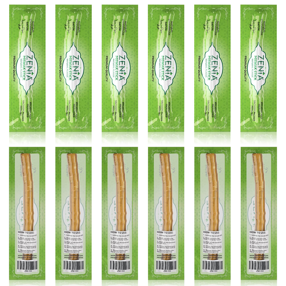 Zenia miswak frontal del paquete sellado al vacío, conservación y frescura