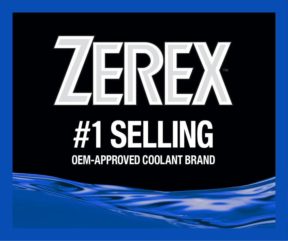 Zerex tapón listo para verter, facilita rellenado seguro y sin derrames
