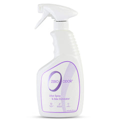 Zero Odor frasco frente mostrando etiqueta y volumen 16 oz