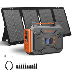 ZeroKor 300W front view showing handles and outputs, easy transport benefit