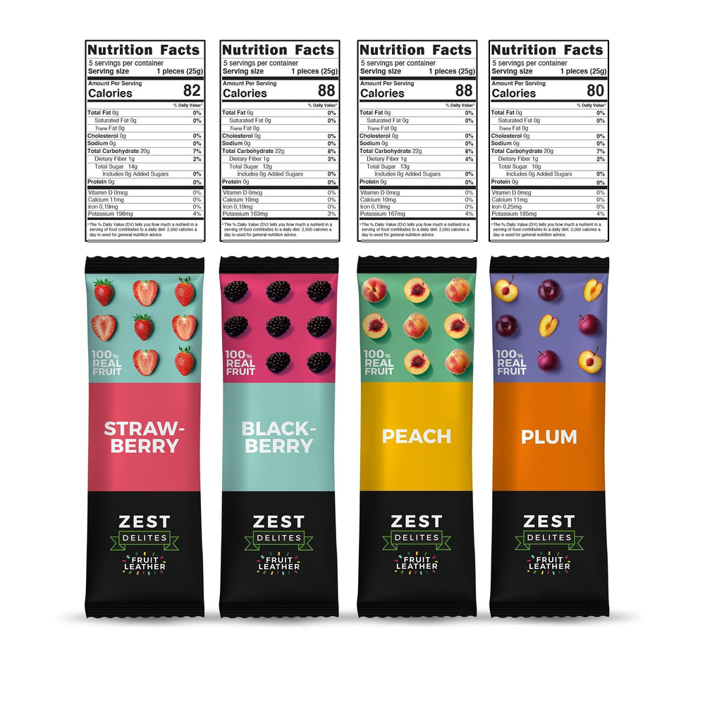 ZEST Delites etiqueta kosher y vegan en el envase, confianza dietética