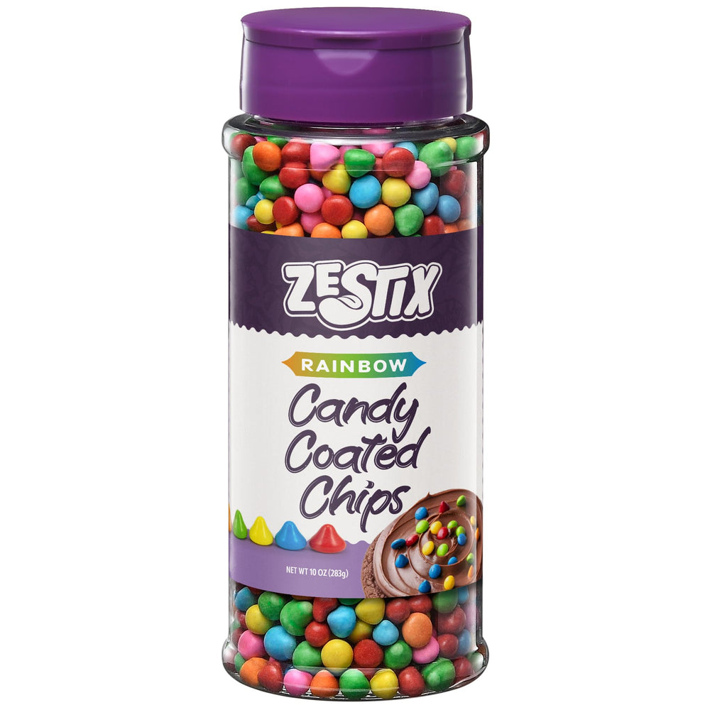 Zestix frente del envase mostrando botella resellable y colores vibrantes