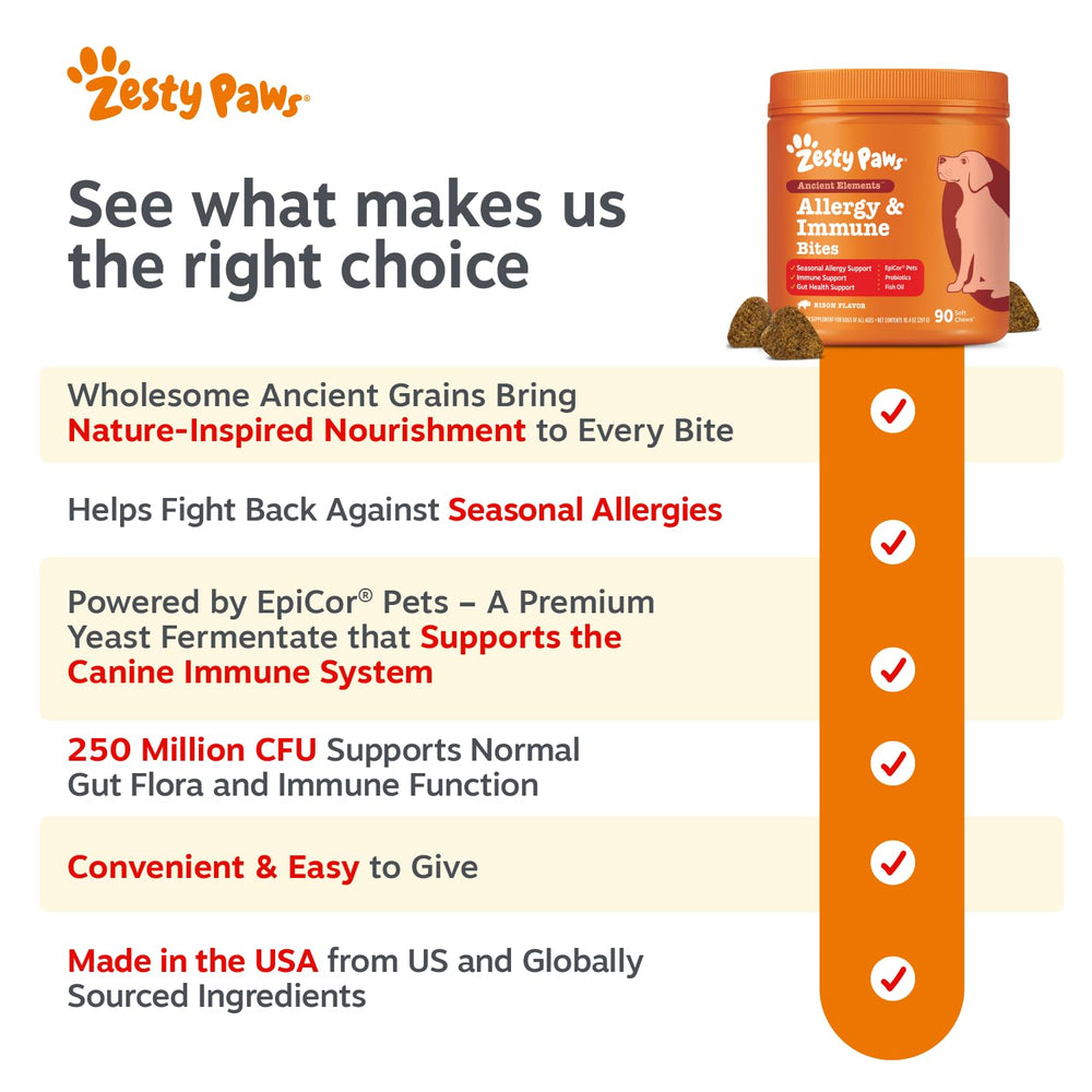 Zesty Paws aceite de salmón botella, fuente de omega-3 beneficiosos