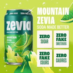 Zevia detalle de espuma y burbujas resaltando sabor efervescente