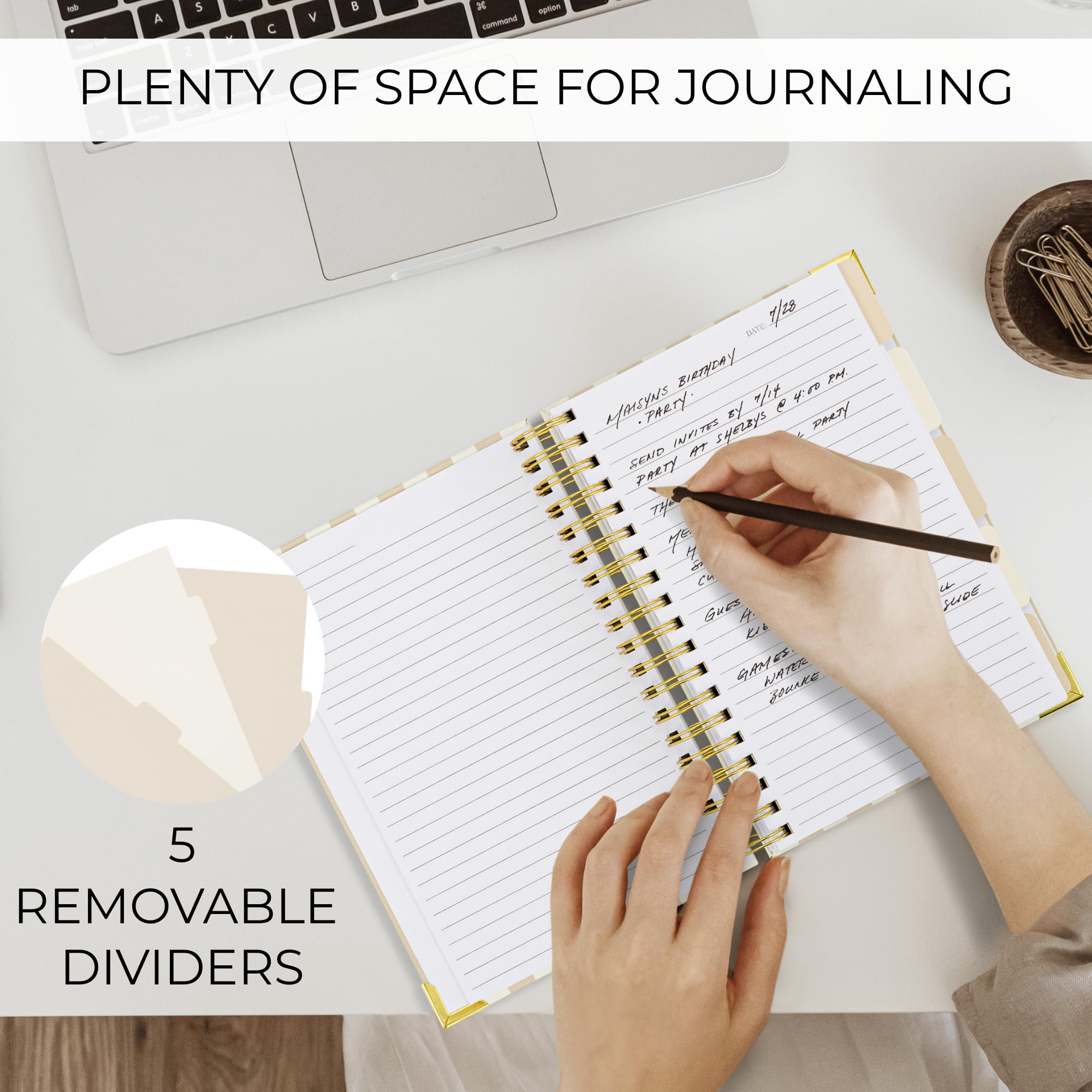 ZICOTO doble espiral abierto que permite escribir plano con comodidad