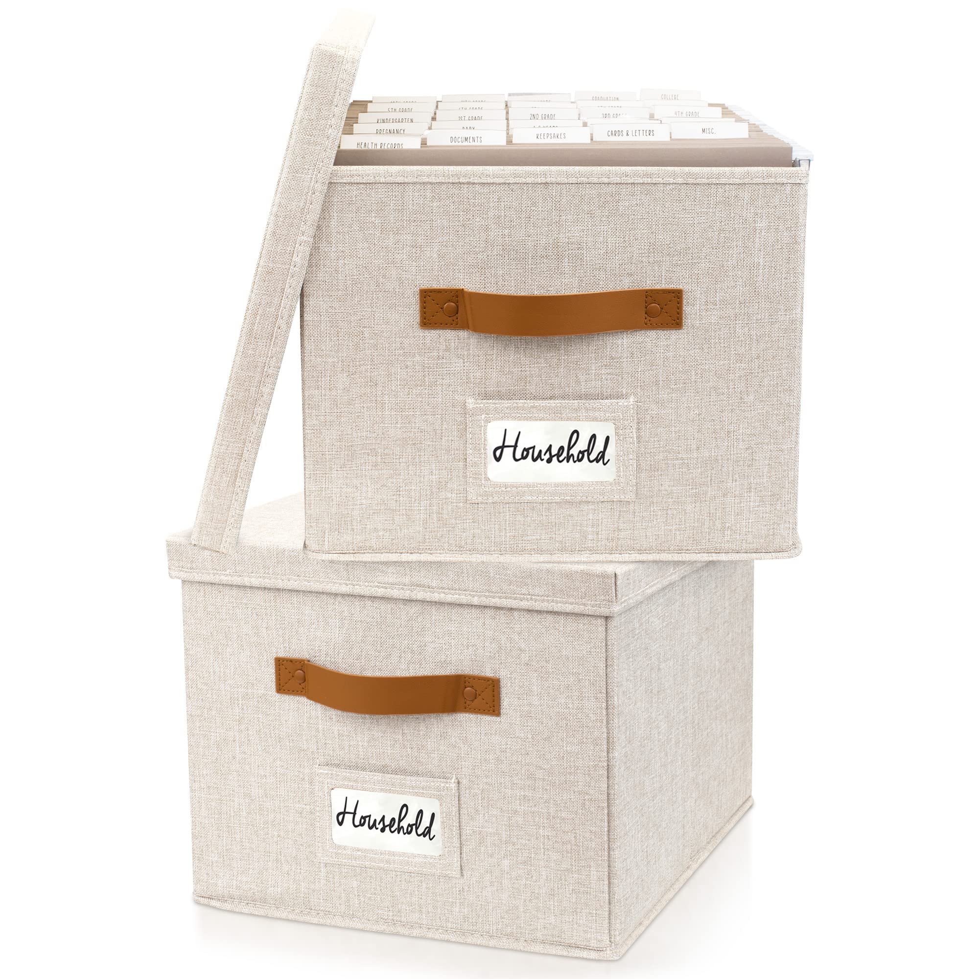 ZICOTO interior con guías para archivos y ranuras para tarjetas identificadoras