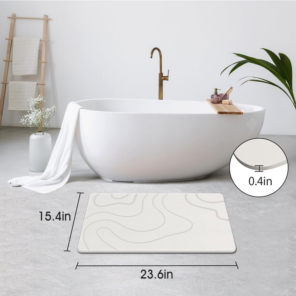 ZIKIBL tapete en uso en ducha ofreciendo superficie seca y segura