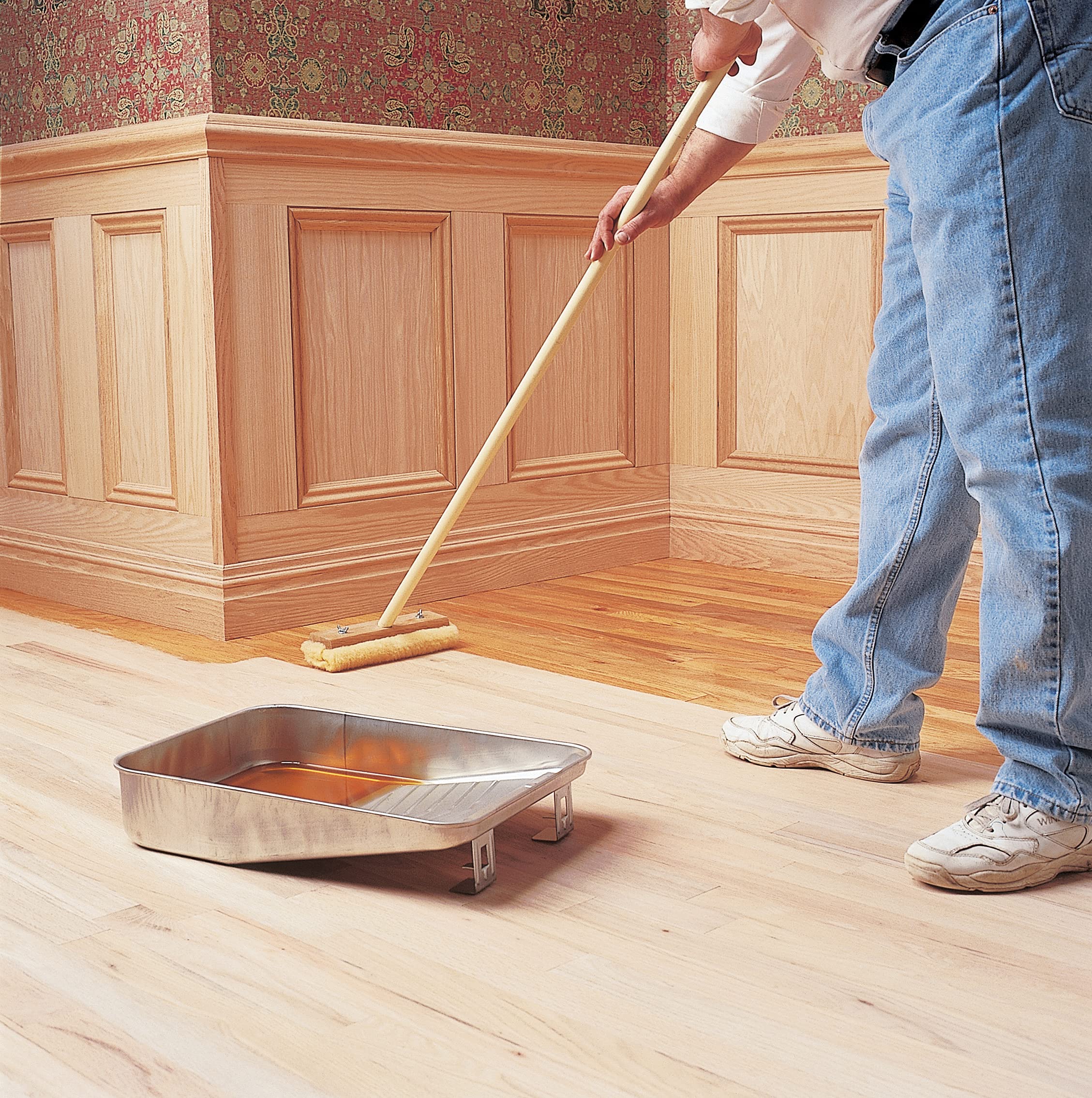Zinsser comparación antes y después del sellado en madera