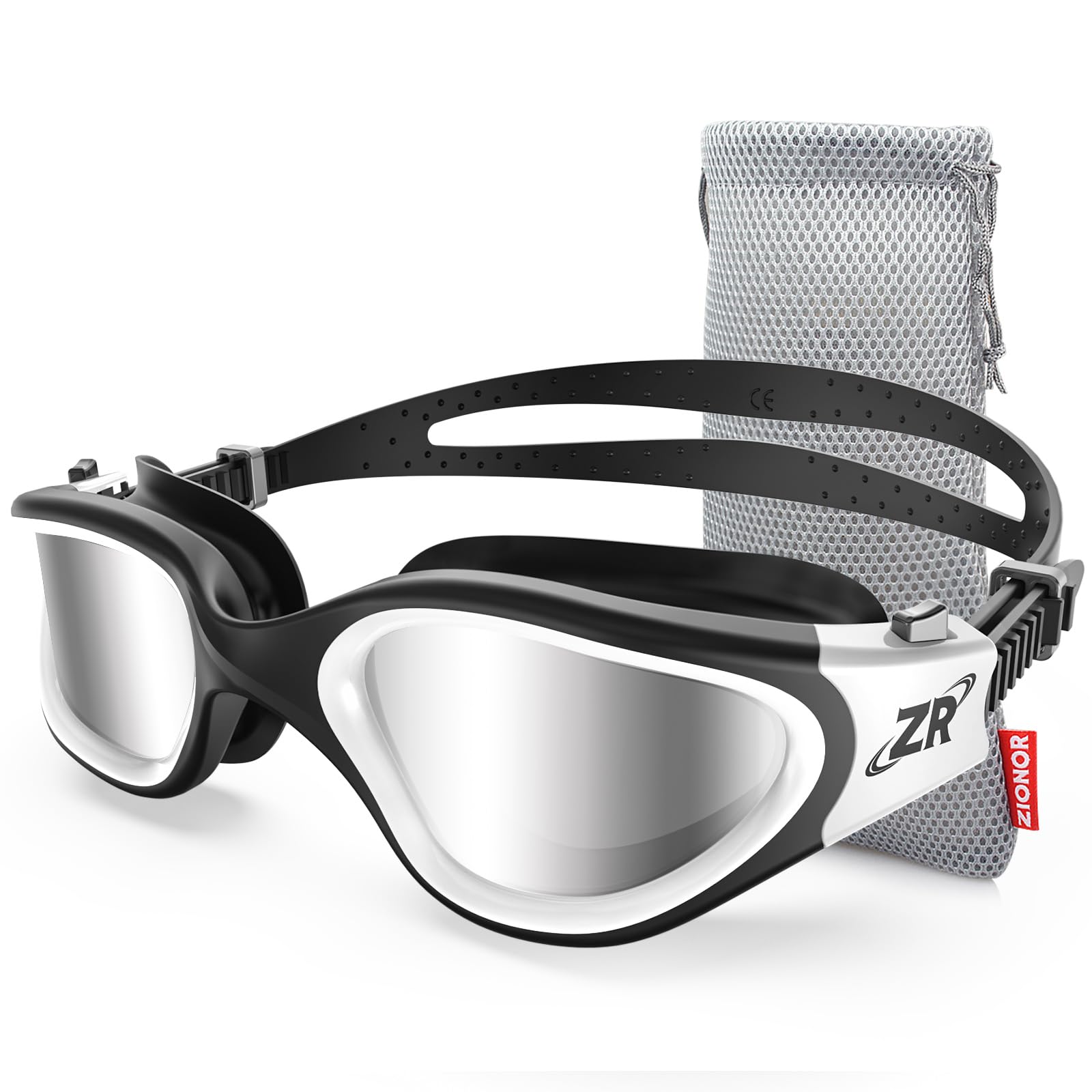 ZIONOR front packaging showing mirrored polarized lenses and brand