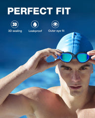 ZIONOR gafas en uso en piscina ofreciendo visión clara y comodidad