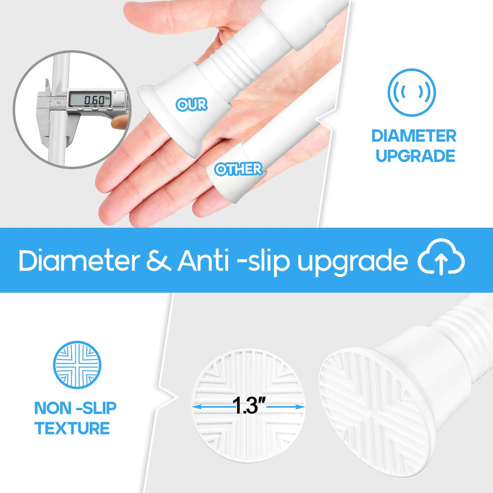 ZipGlo comparación con mano para escala, muestra longitud ajustable