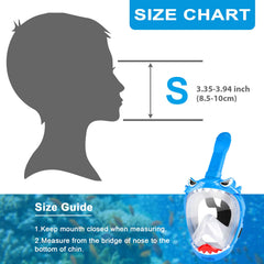 Zipoute Snorkel niño usando la máscara en piscina con confort y seguridad