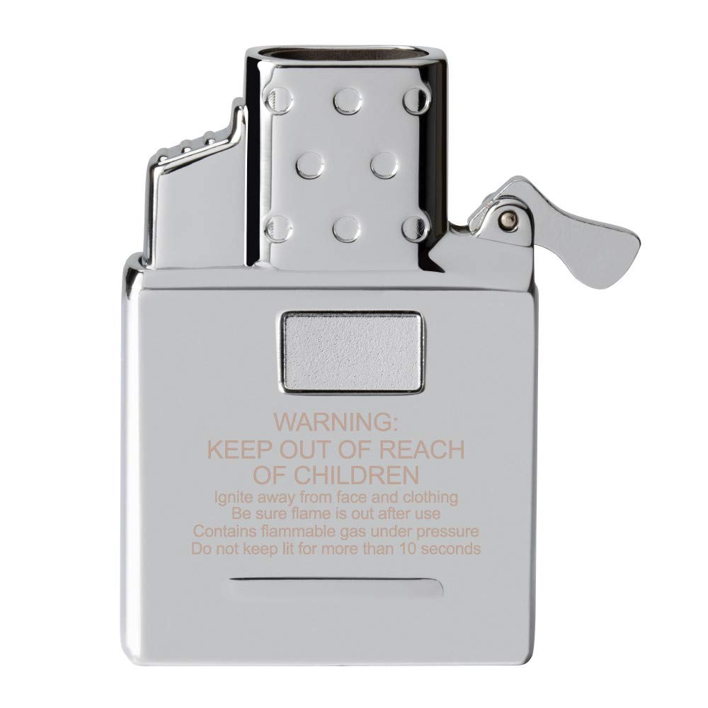 Insert Zippo Arc recargable mostrando dos haces de plasma cruzados, encendido sin combustible Zippo