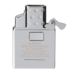 Insert Zippo Arc recargable mostrando dos haces de plasma cruzados, encendido sin combustible Zippo
