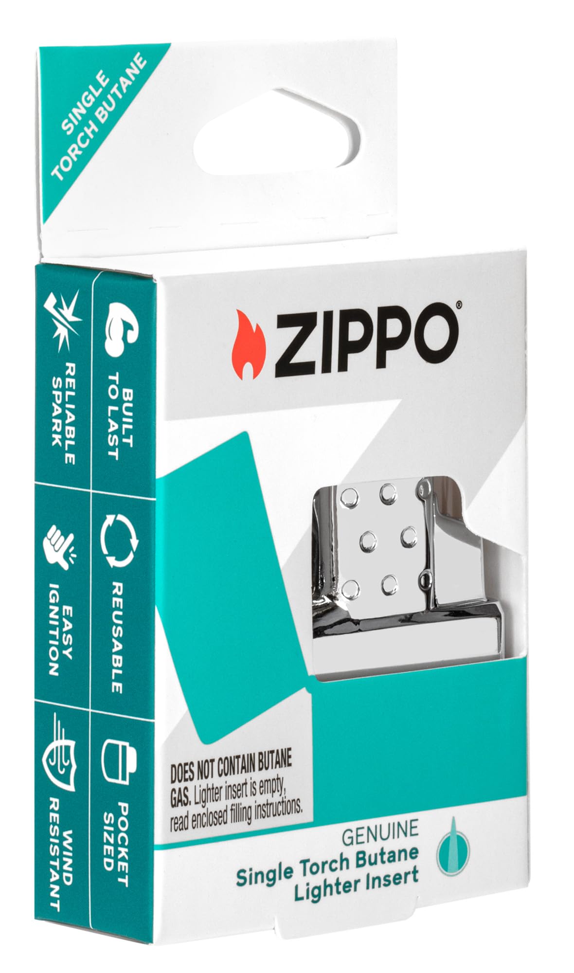 Zippo insert en caja de regalo listo para personalizar un encendedor