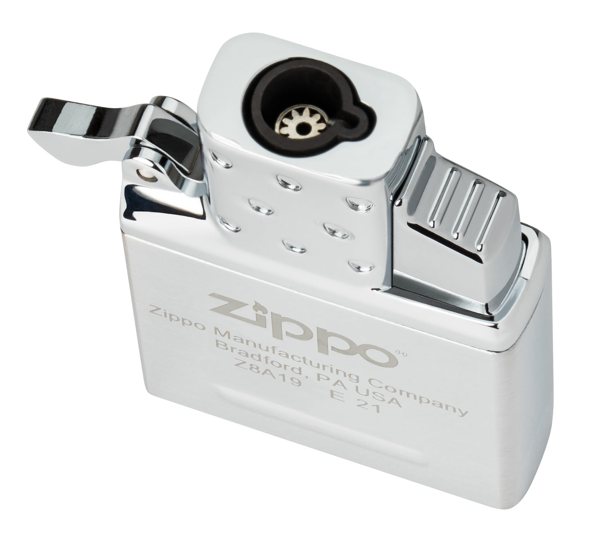 Zippo insert Single Torch frontal mostrando diseño y encaje perfecto