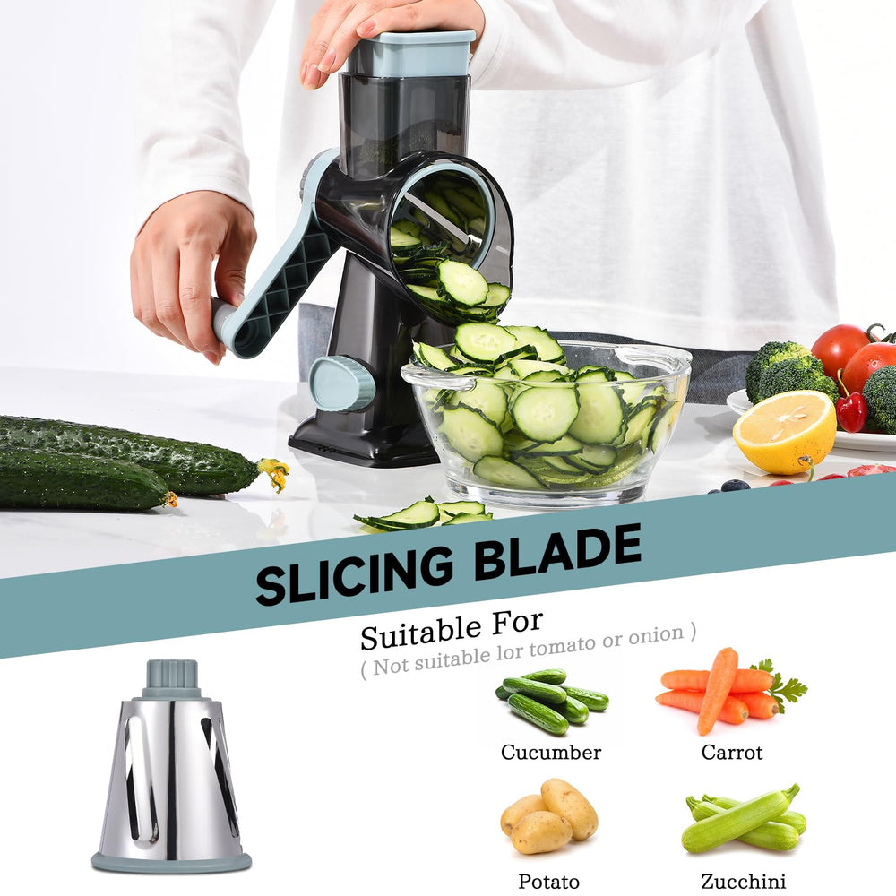 Ziweaye textura de rallado fino, resultado uniforme ideal para recetas