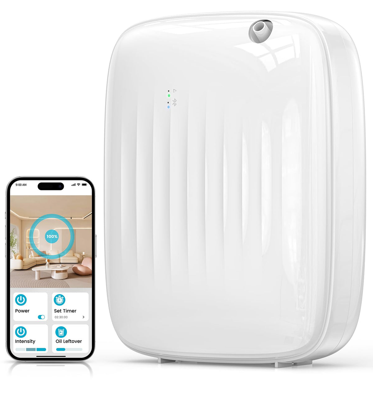 Ziweo difusor frontal mostrando diseño moderno y potencia de cobertura