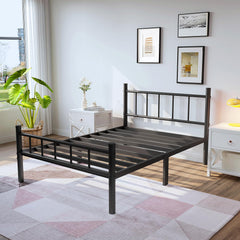 zizin primer plano de listones de acero, soporte sin box spring
