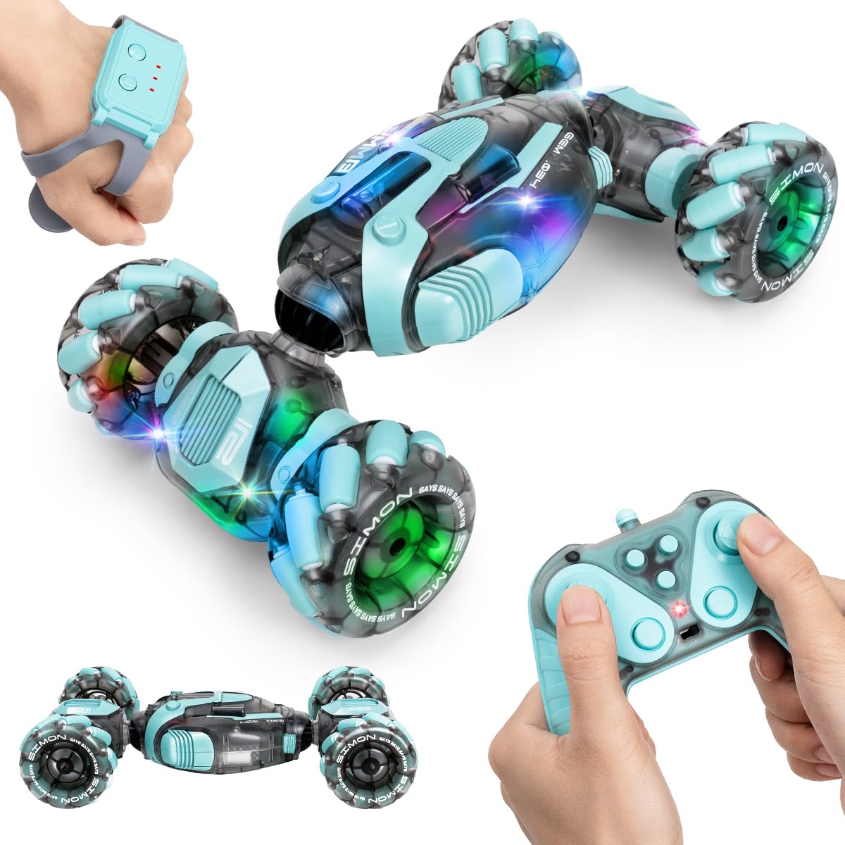 ZMMB coche RC vista frontal mostrando diseño resistente y diversión segura