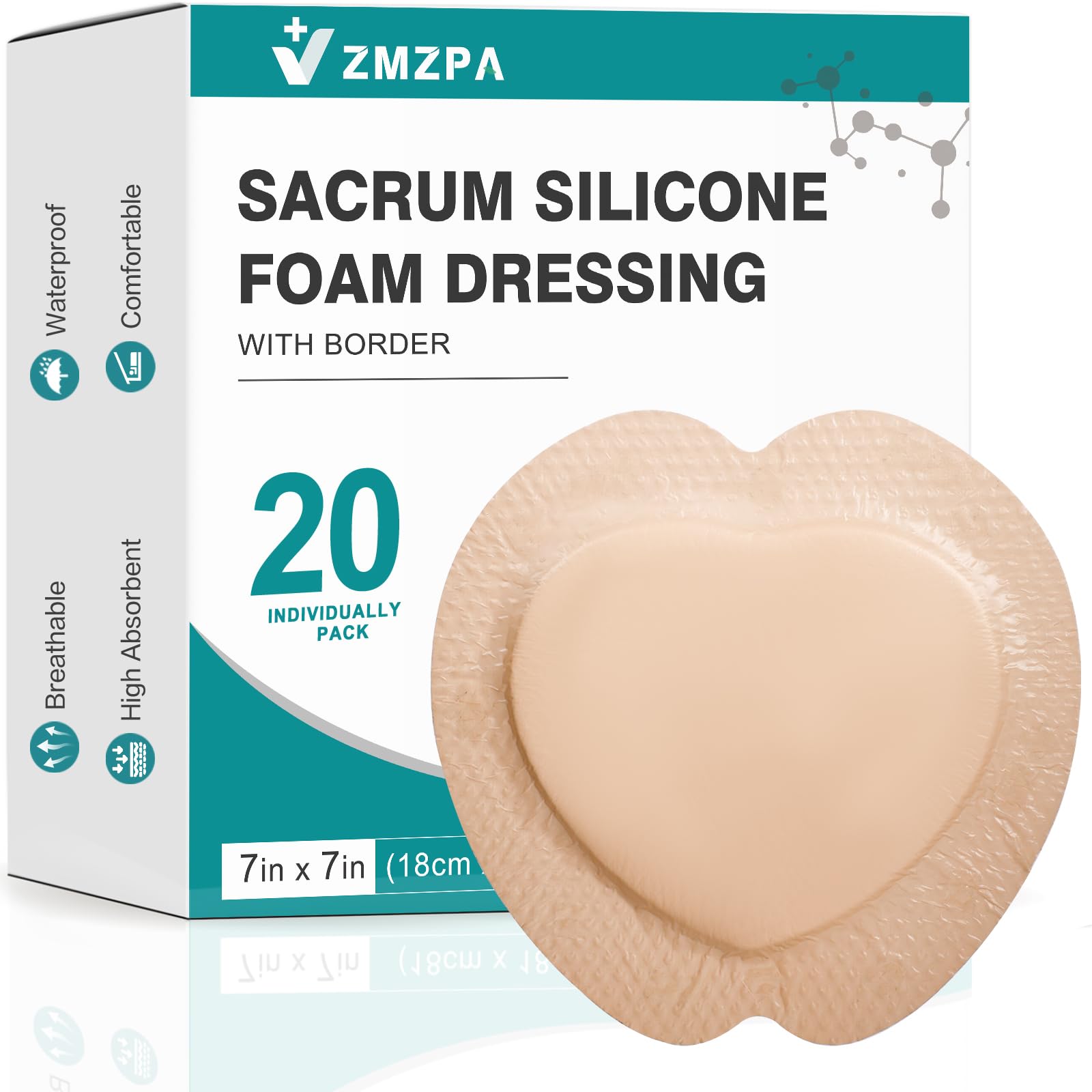 ZMZPA embalaje frontal mostrando caja y cantidad, protección lista para uso