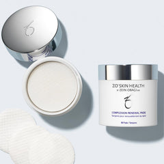 ZO SKIN HEALTH frontal del envase mostrando 60 pads y diseño profesional