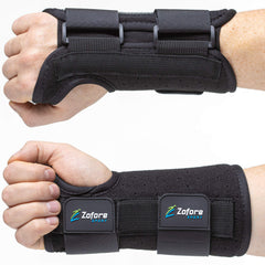 ZOFORE SPORT vista frontal del soporte de muñeca cómoda y estable