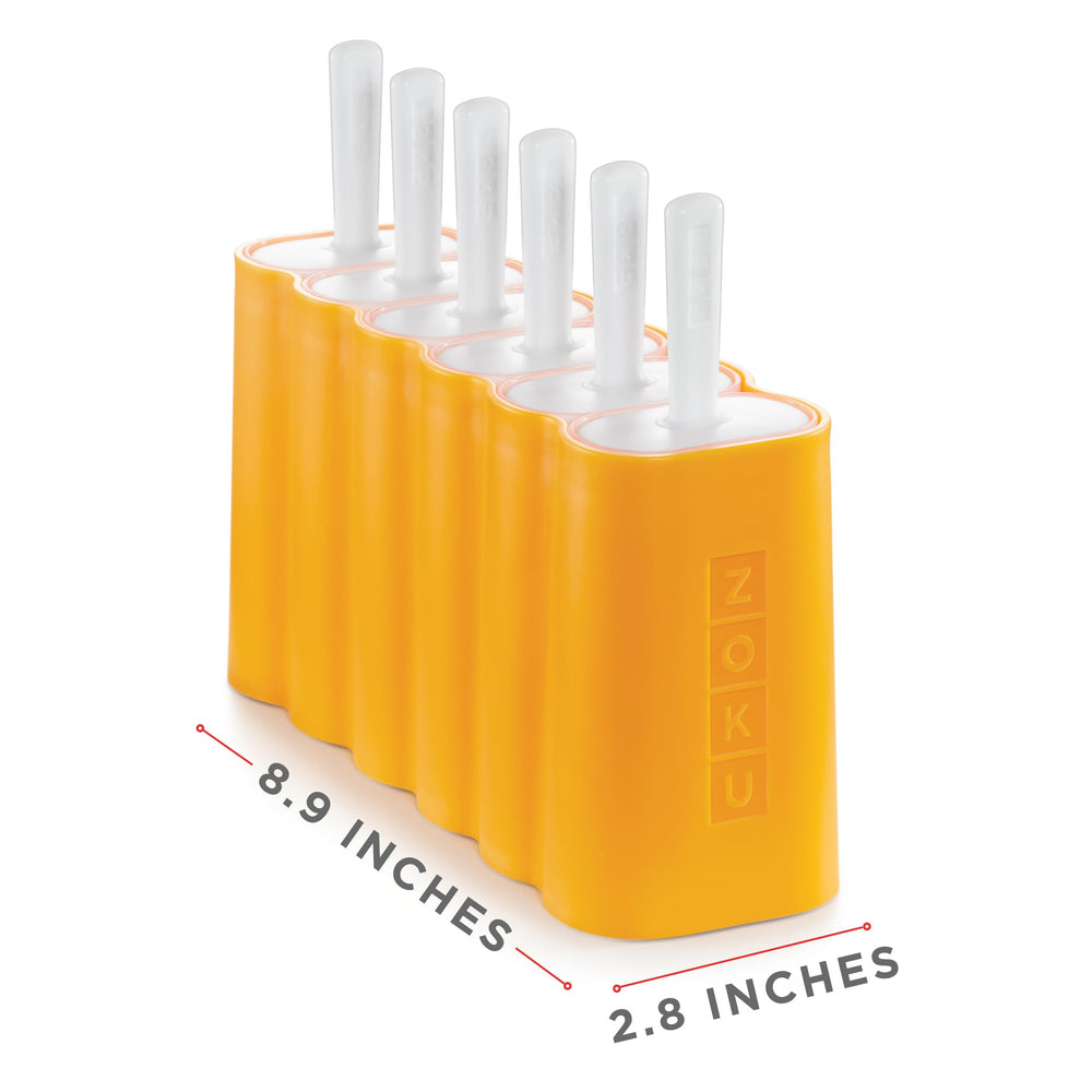 ZOKU molde junto a vaso para comparar tamaño y porciones uniformes