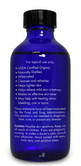 Zongle Therapeutics etiqueta USDA Certified Organic y lista de ingredientes