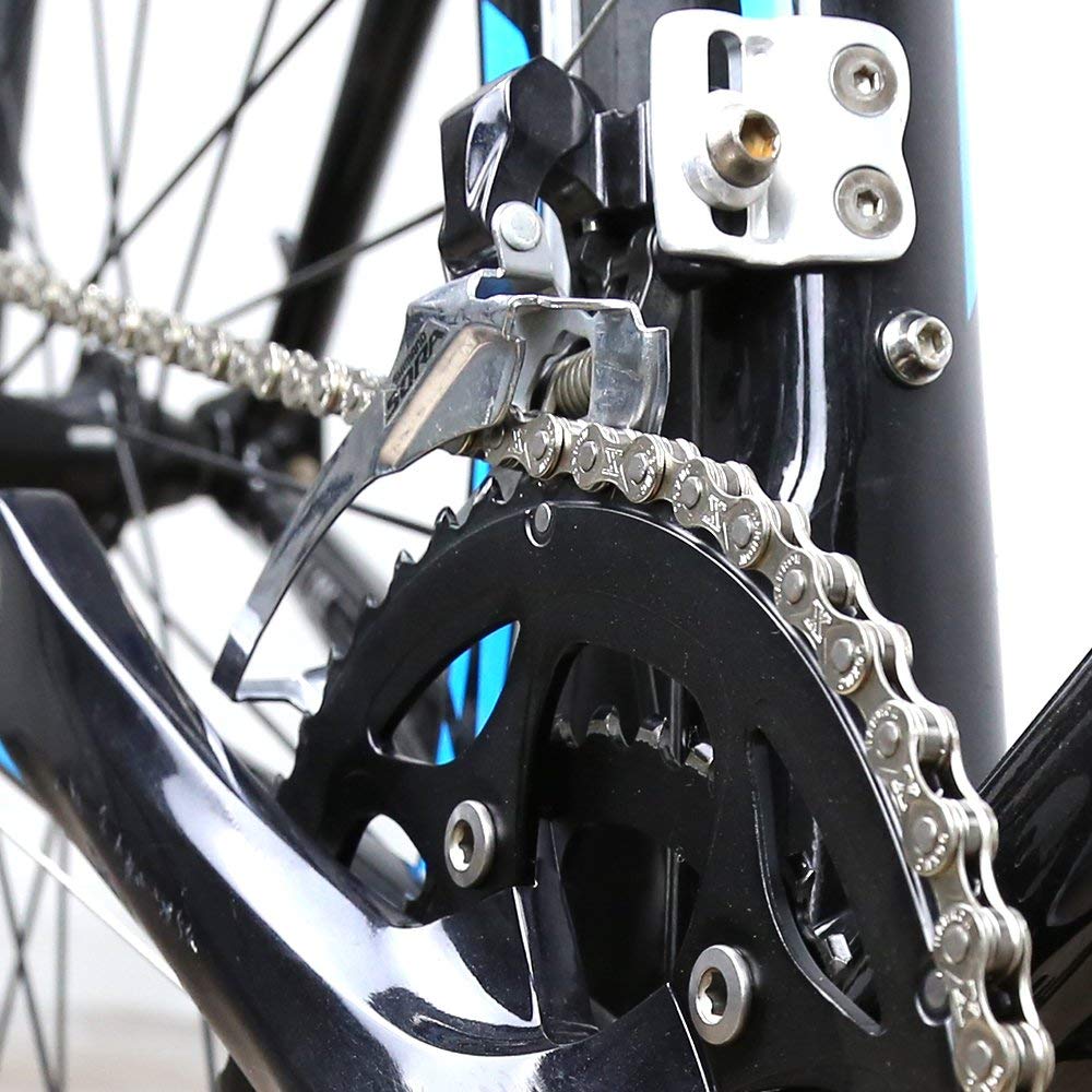 ZONKIE cadena instalada en una bicicleta demostrando cambios suaves