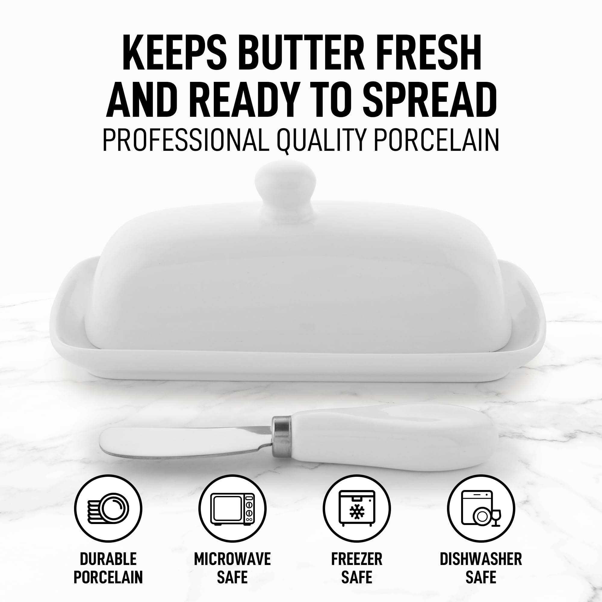 Zulay Kitchen primer plano del pomo, agarre fácil para levantar la tapa