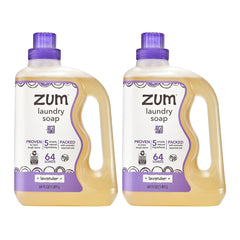 Zum botella frente del empaque mostrando la etiqueta y tamaño 64 fl oz, claridad del producto