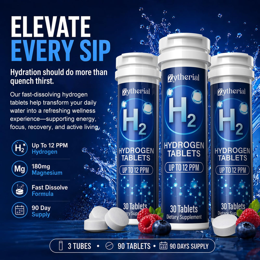 Zytherial tubos individuales de 30 tabletas para almacenamiento y transporte fácil