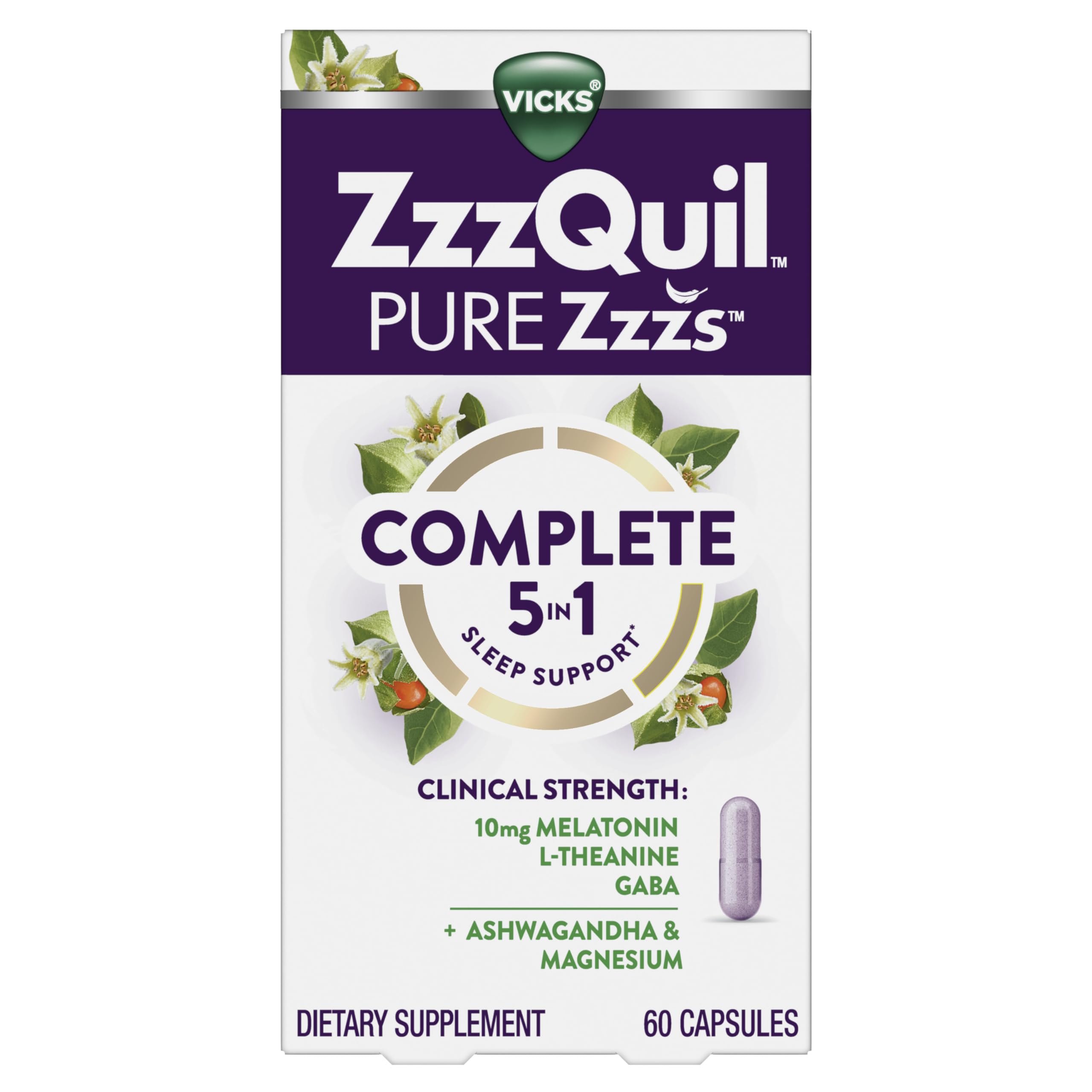 ZzzQuil sobre mesita de noche con rutina relajante antes de dormir